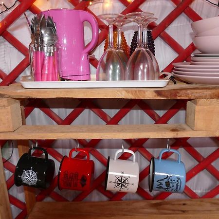 Alder Yurt Wych Elm Glamping Hotel Helston Bagian luar foto
